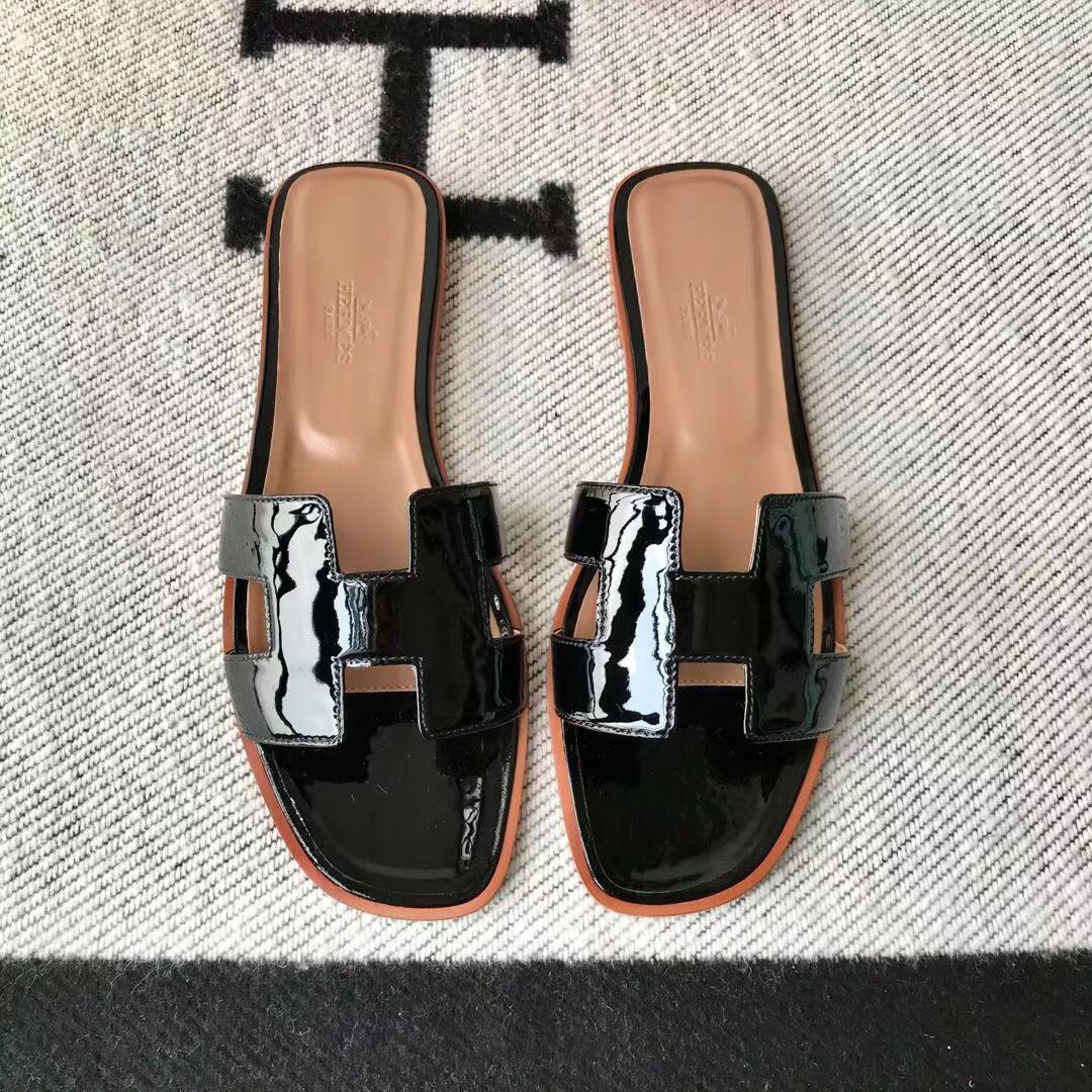 에르메스 올수공 오란 슬리퍼 샌들 페이던트 21